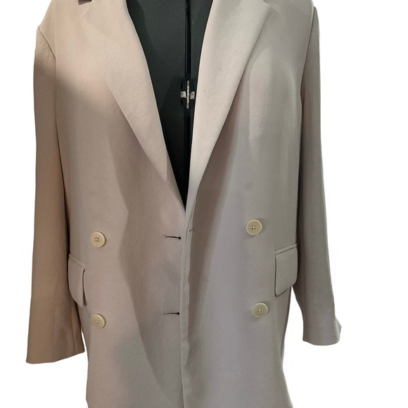 Aritzia Wilfred Cherrelle Blazer Jacket Vin Gris Medium M - Picture 1 of 1
